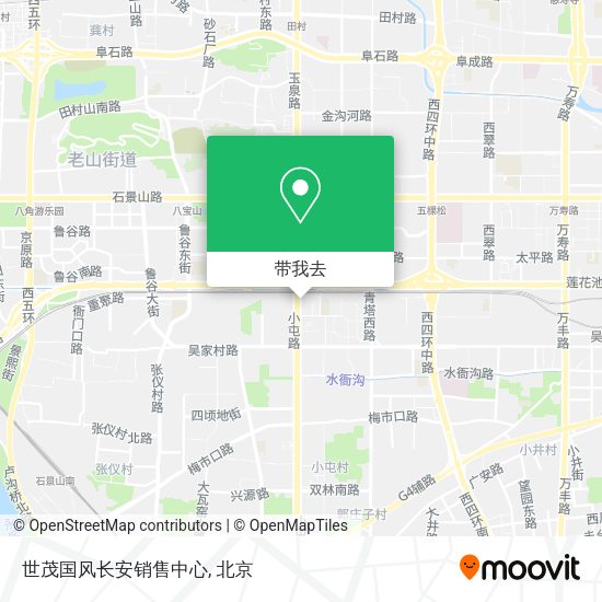 世茂国风长安销售中心地图