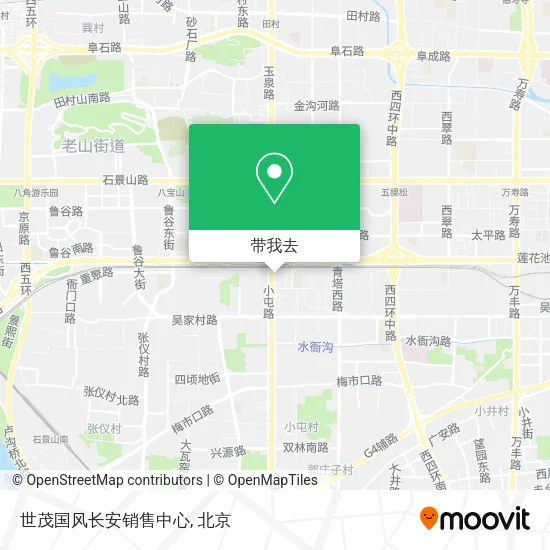 世茂国风长安销售中心地图