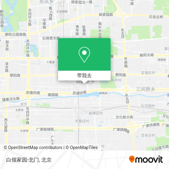 白领家园-北门地图