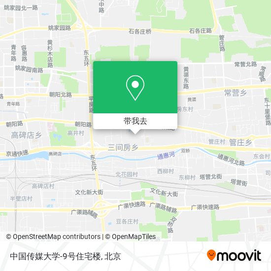 中国传媒大学-9号住宅楼地图