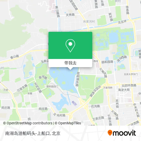 南湖岛游船码头-上船口地图