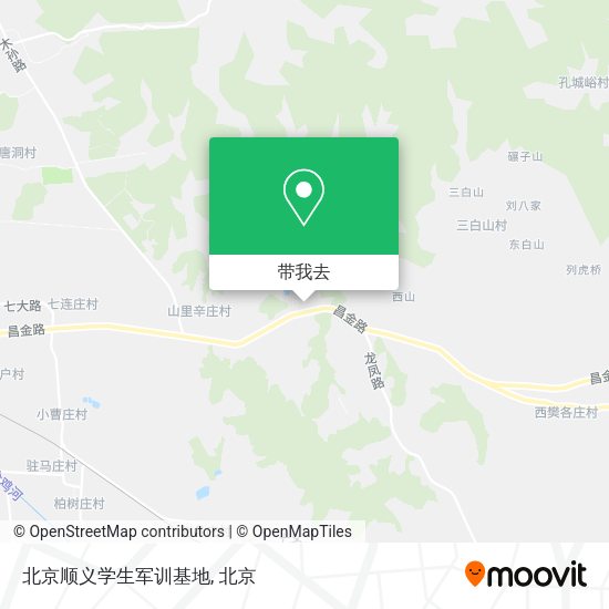 北京顺义学生军训基地地图