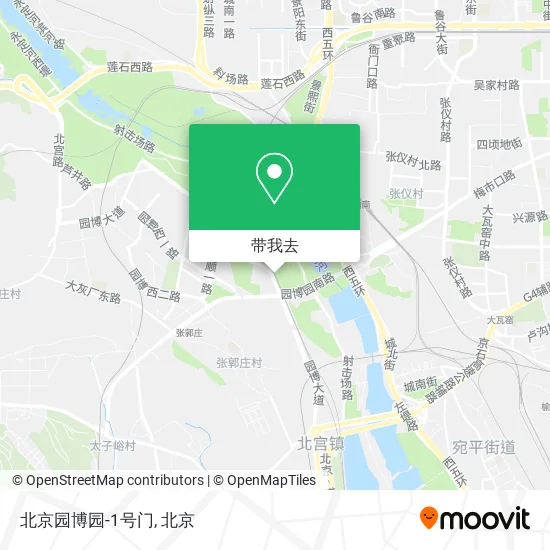 北京园博园-1号门地图