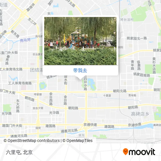 六里屯地图