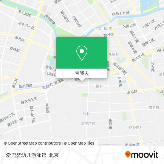 爱兜婴幼儿游泳馆地图
