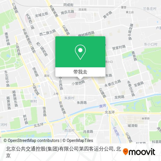 北京公共交通控股(集团)有限公司第四客运分公司地图
