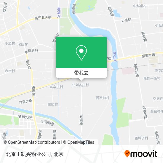 北京正凯兴物业公司地图