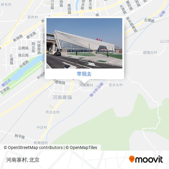 河南寨村地图