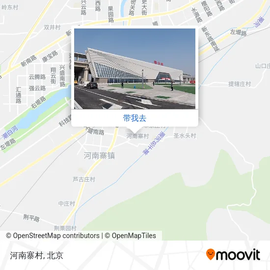 河南寨村地图