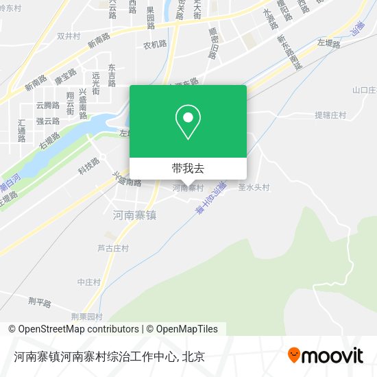 河南寨镇河南寨村综治工作中心地图