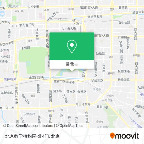 北京教学植物园-北4门地图