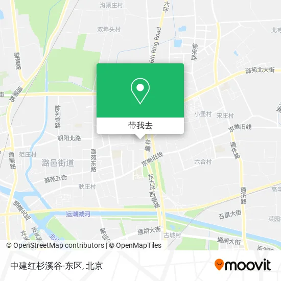 中建红杉溪谷-东区地图
