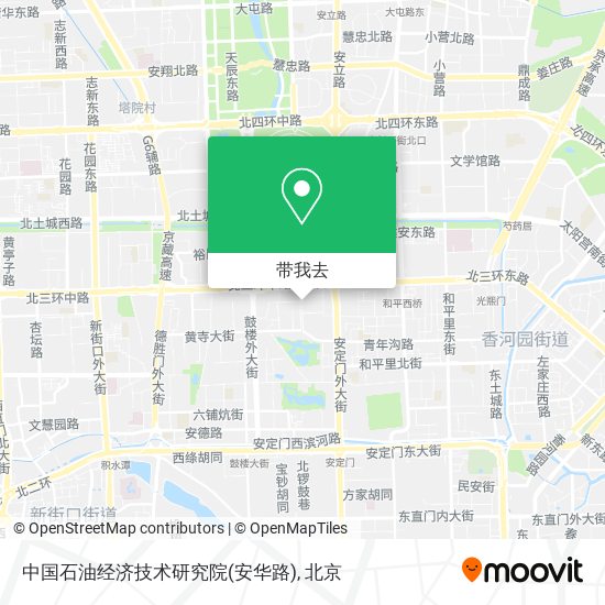 中国石油经济技术研究院(安华路)地图