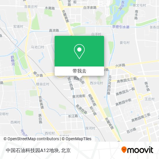 中国石油科技园A12地块地图