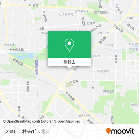 大鲁店二村-南1门地图
