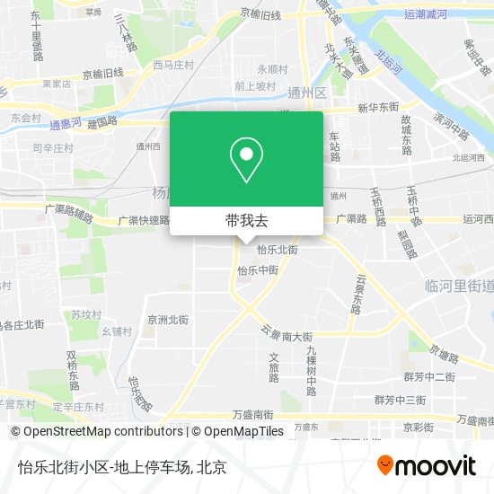 怡乐北街小区-地上停车场地图