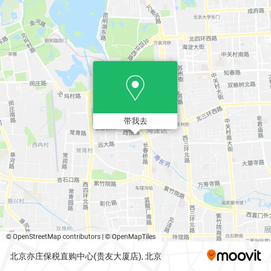 北京亦庄保税直购中心(贵友大厦店)地图