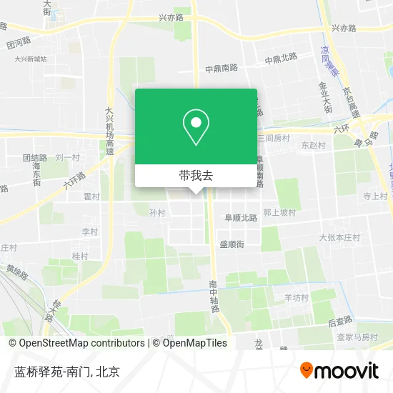 蓝桥驿苑-南门地图