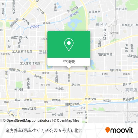 途虎养车(易车生活万科公园五号店)地图