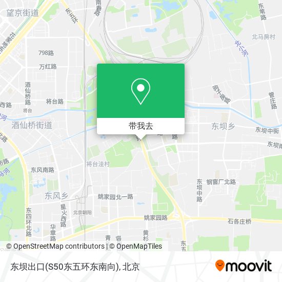 东坝出口(S50东五环东南向)地图