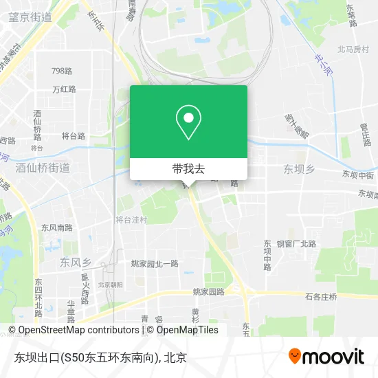 东坝出口(S50东五环东南向)地图