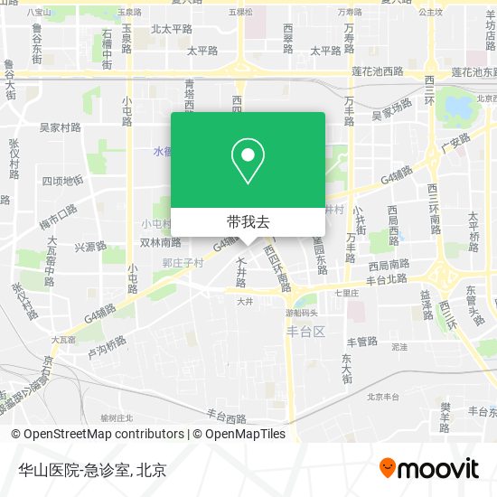 华山医院-急诊室地图
