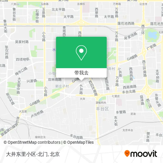 大井东里小区-北门地图