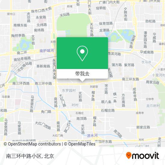 南三环中路小区地图