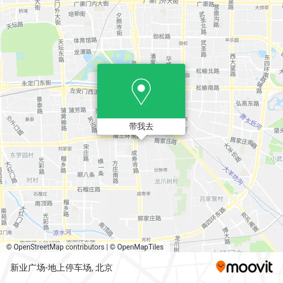 新业广场-地上停车场地图