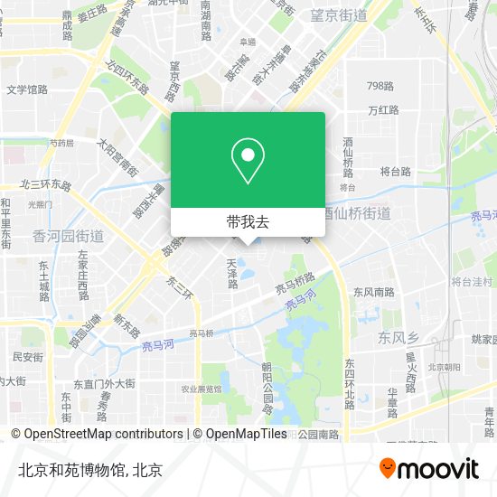 北京和苑博物馆地图
