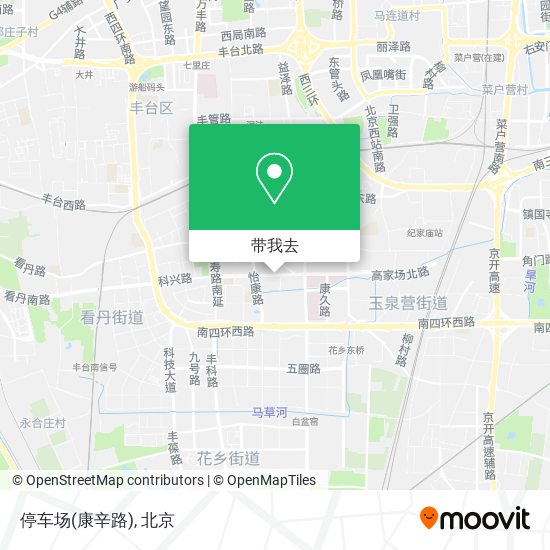 停车场(康辛路)地图