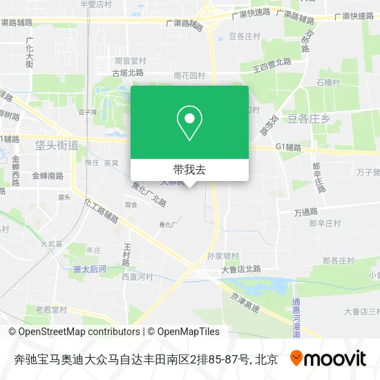奔驰宝马奥迪大众马自达丰田南区2排85-87号地图
