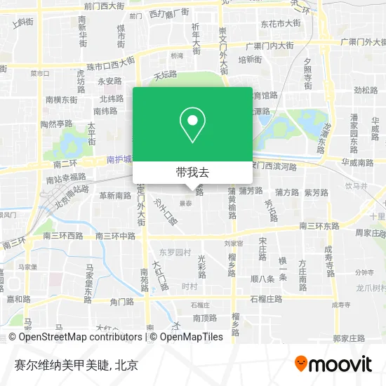赛尔维纳美甲美睫地图