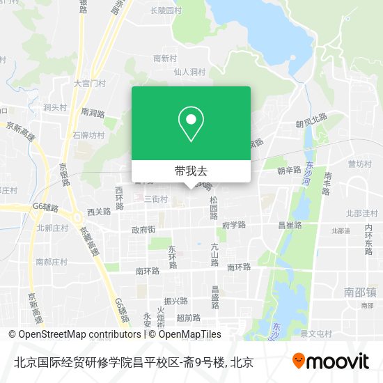 北京国际经贸研修学院昌平校区-斋9号楼地图