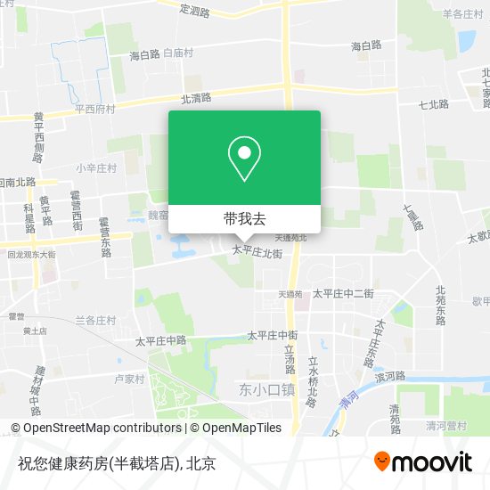 祝您健康药房(半截塔店)地图