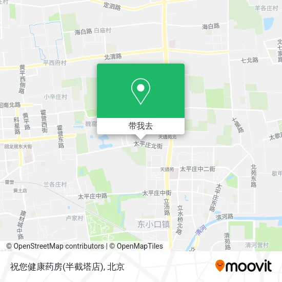 祝您健康药房(半截塔店)地图