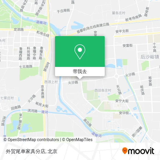 外贸尾单家具分店地图