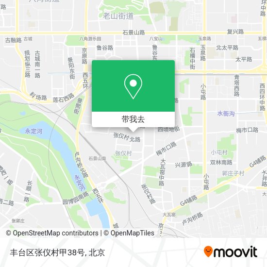 丰台区张仪村甲38号地图