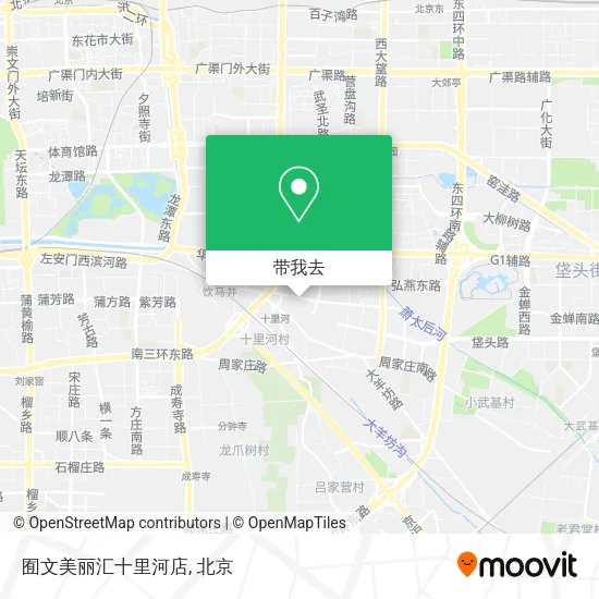 囿文美丽汇十里河店地图