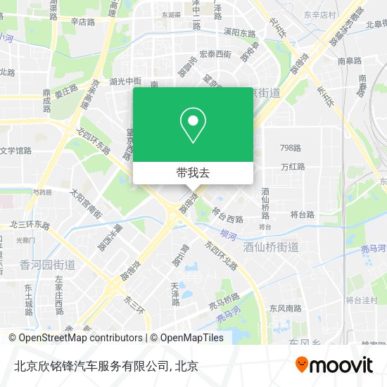 北京欣铭锋汽车服务有限公司地图