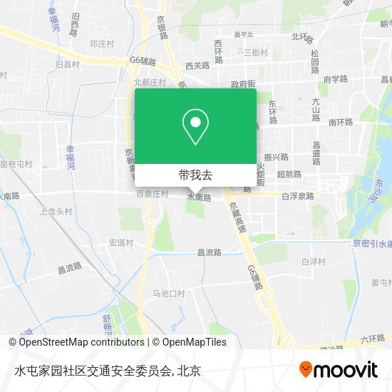 水屯家园社区交通安全委员会地图