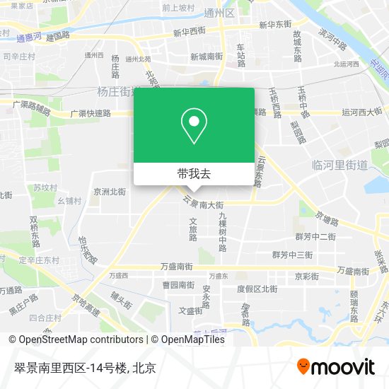 翠景南里西区-14号楼地图