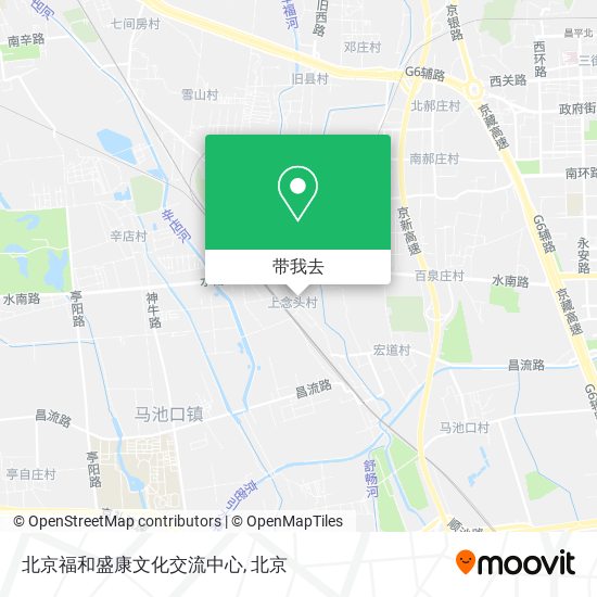 北京福和盛康文化交流中心地图