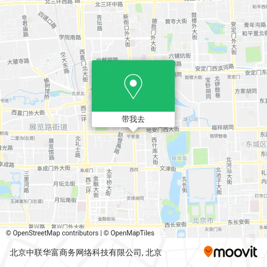 北京中联华富商务网络科技有限公司地图