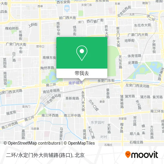 二环/永定门外大街辅路(路口)地图