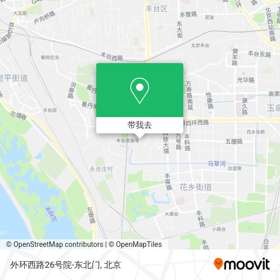 外环西路26号院-东北门地图
