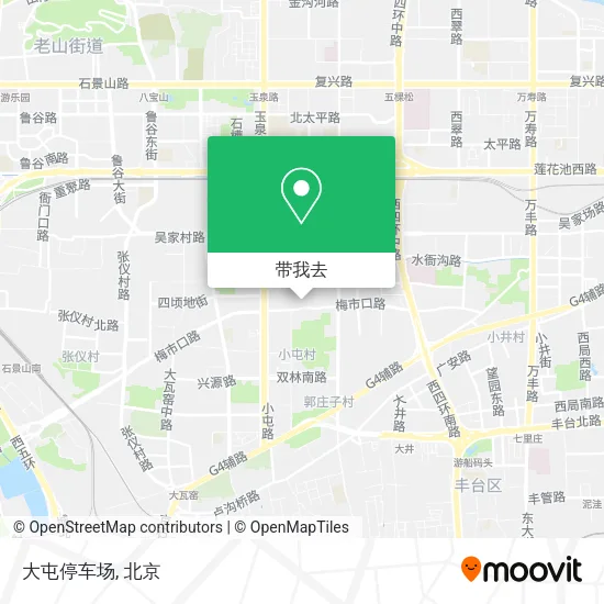 大屯停车场地图