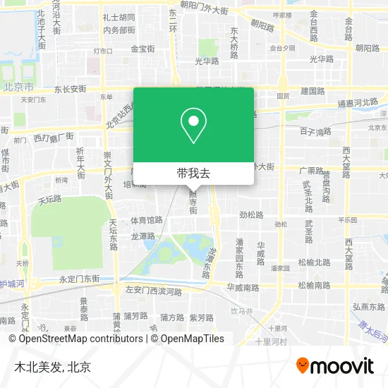 木北美发地图
