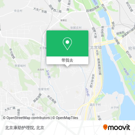 北京康助护理院地图