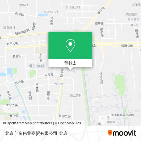 北京宁东伟业商贸有限公司地图